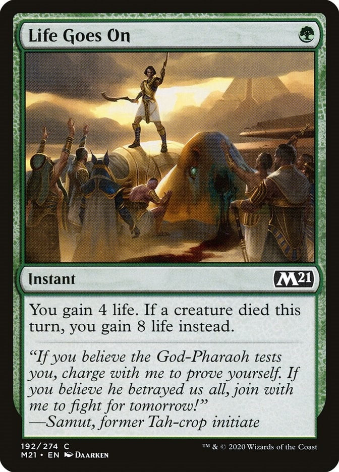 Image for Life Goes On (192) (Core Set 2021) - Magic: The Gathering