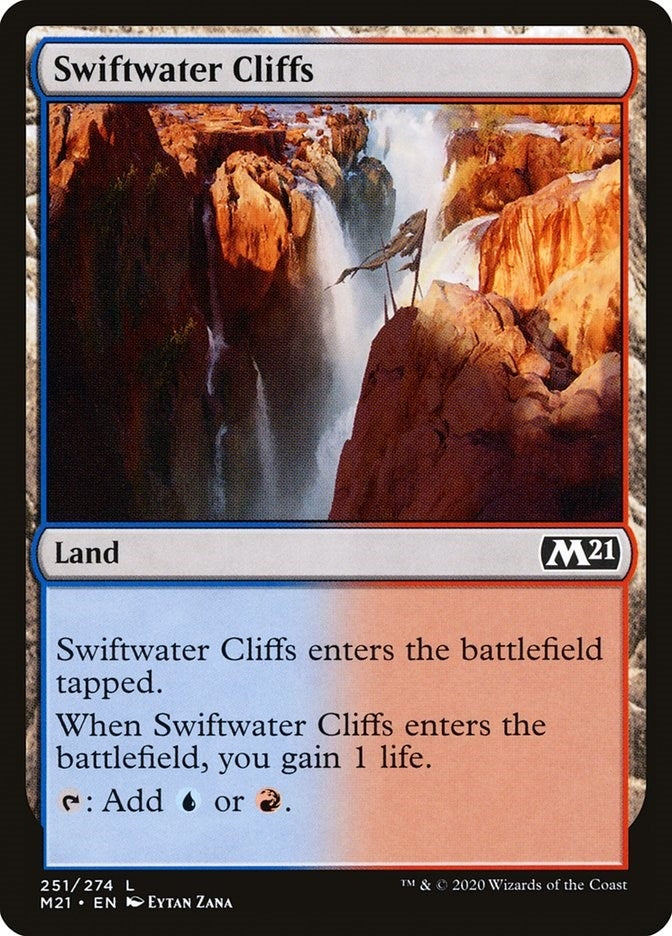 Image for Swiftwater Cliffs (251) (Core Set 2021) - Magic: The Gathering