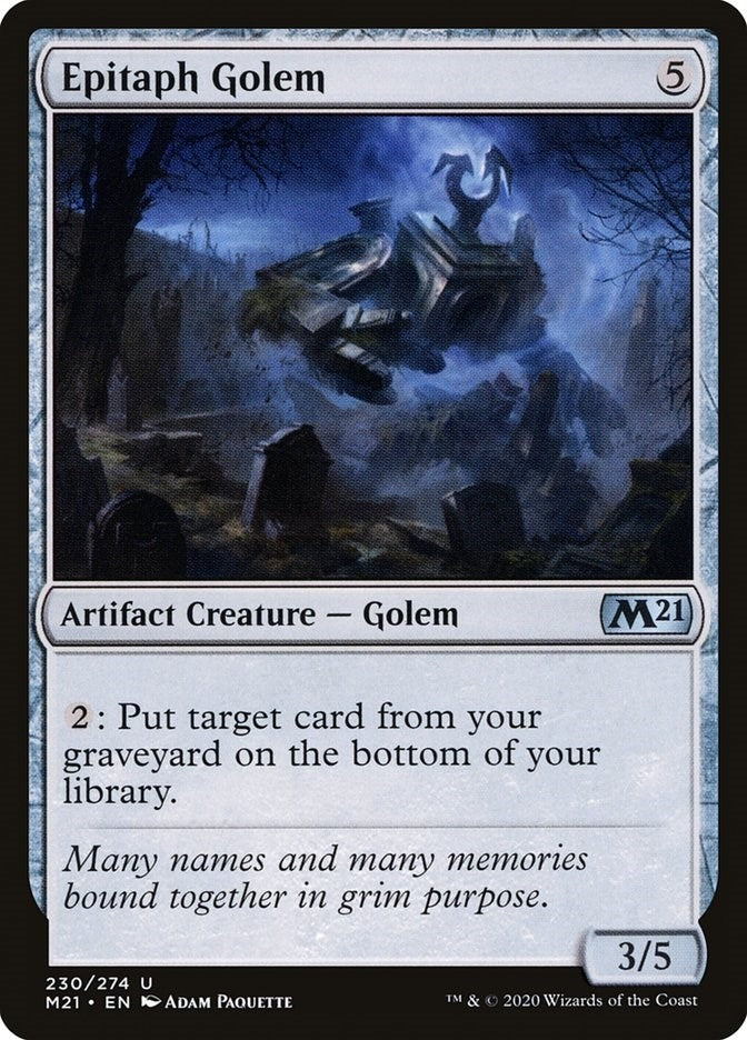 Epitaph Golem (230) (Core Set 2021)