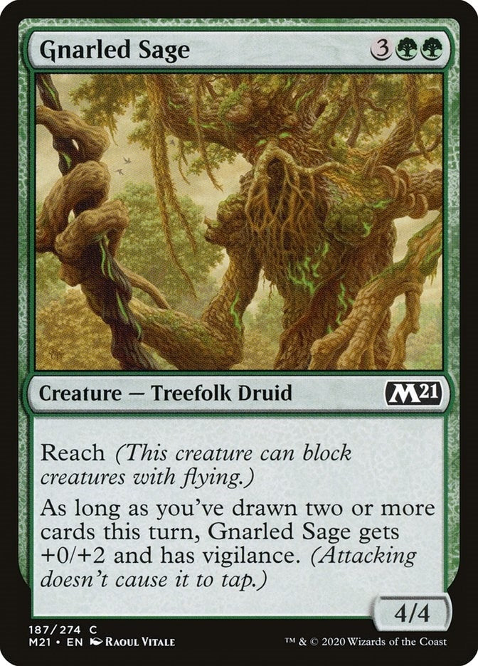 Gnarled Sage (187) (Core Set 2021)