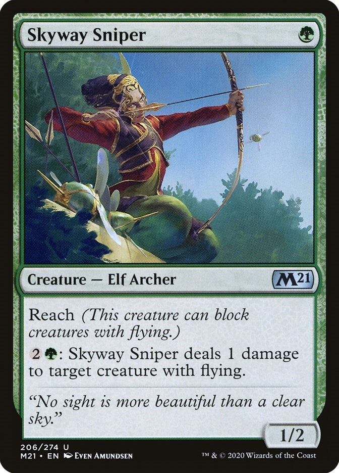 Image for Skyway Sniper (206) (Core Set 2021) - Magic: The Gathering