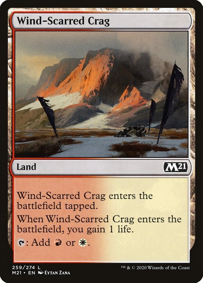 Wind-Scarred Crag (259) (Core Set 2021)