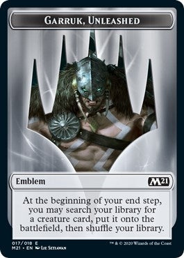 Image for Emblem - Garruk, Unleashed (17) (Core Set 2021) - Magic: The Gathering