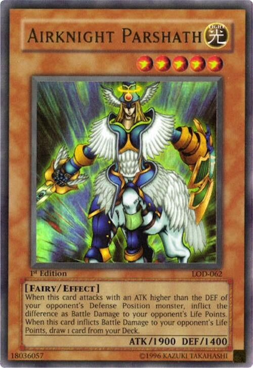 Image for Airknight Parshath (LOD-062) (Legacy of Darkness) - YuGiOh