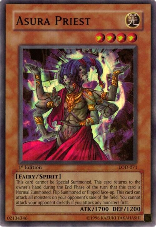 Image for Asura Priest (LOD-071) (Legacy of Darkness) - YuGiOh