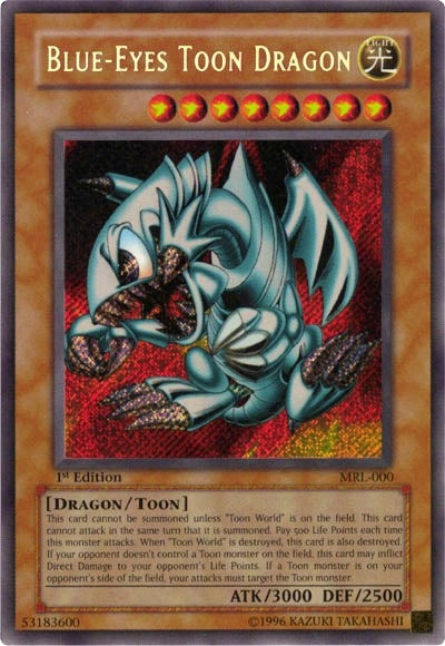 Image for Blue-Eyes Toon Dragon (MRL-000) (Magic Ruler) - YuGiOh