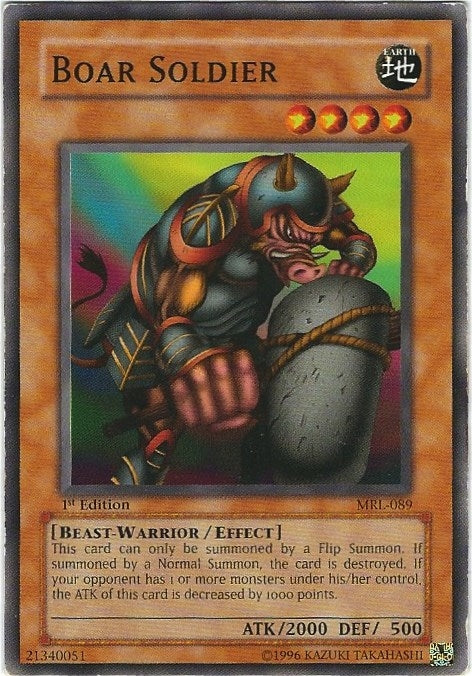 Image for Boar Soldier (MRL-089) (Magic Ruler) - YuGiOh