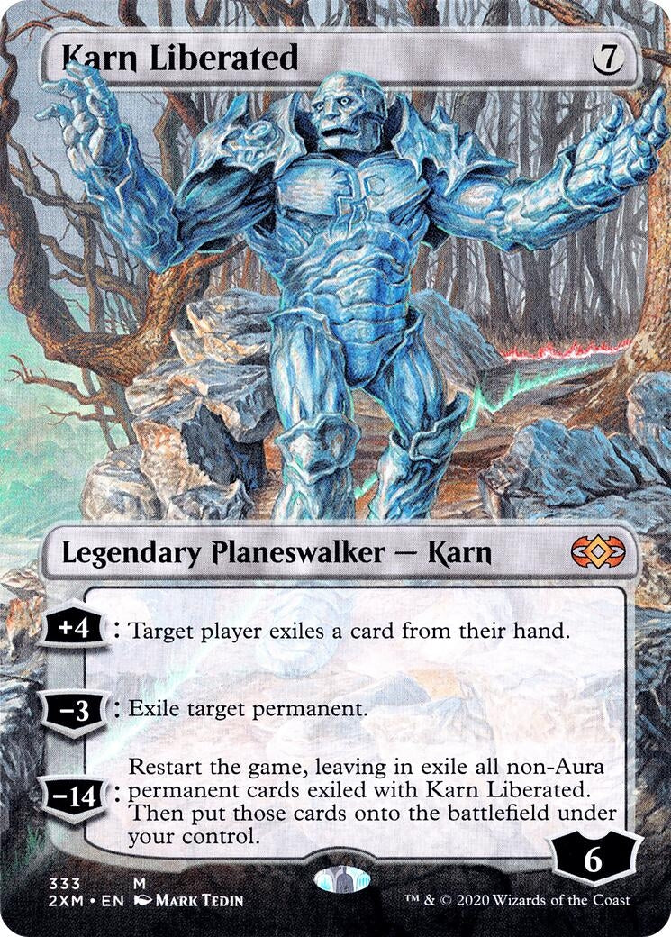Image for Karn Liberated (Borderless) (333) (Double Masters) - Magic: The Gathering