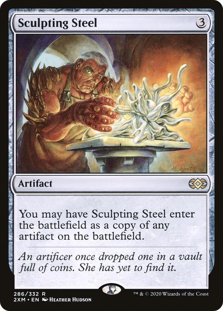 Image for Sculpting Steel (286) (Double Masters) - Magic: The Gathering