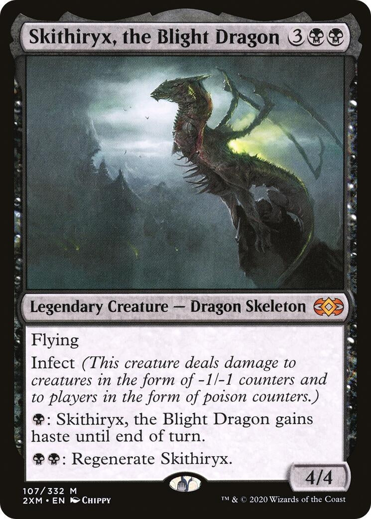 Image for Skithiryx, the Blight Dragon (107) (Double Masters) - Magic: The Gathering
