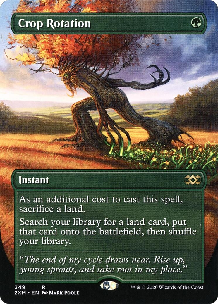 Image for Crop Rotation (Borderless) (349) (Double Masters) - Magic: The Gathering