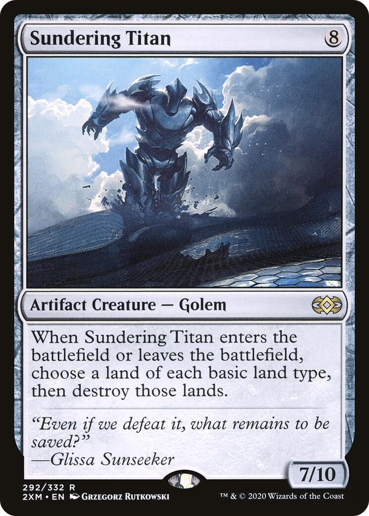 Image for Sundering Titan (292) (Double Masters) - Magic: The Gathering