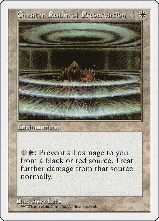 Greater Realm of Preservation (Fifth Edition)