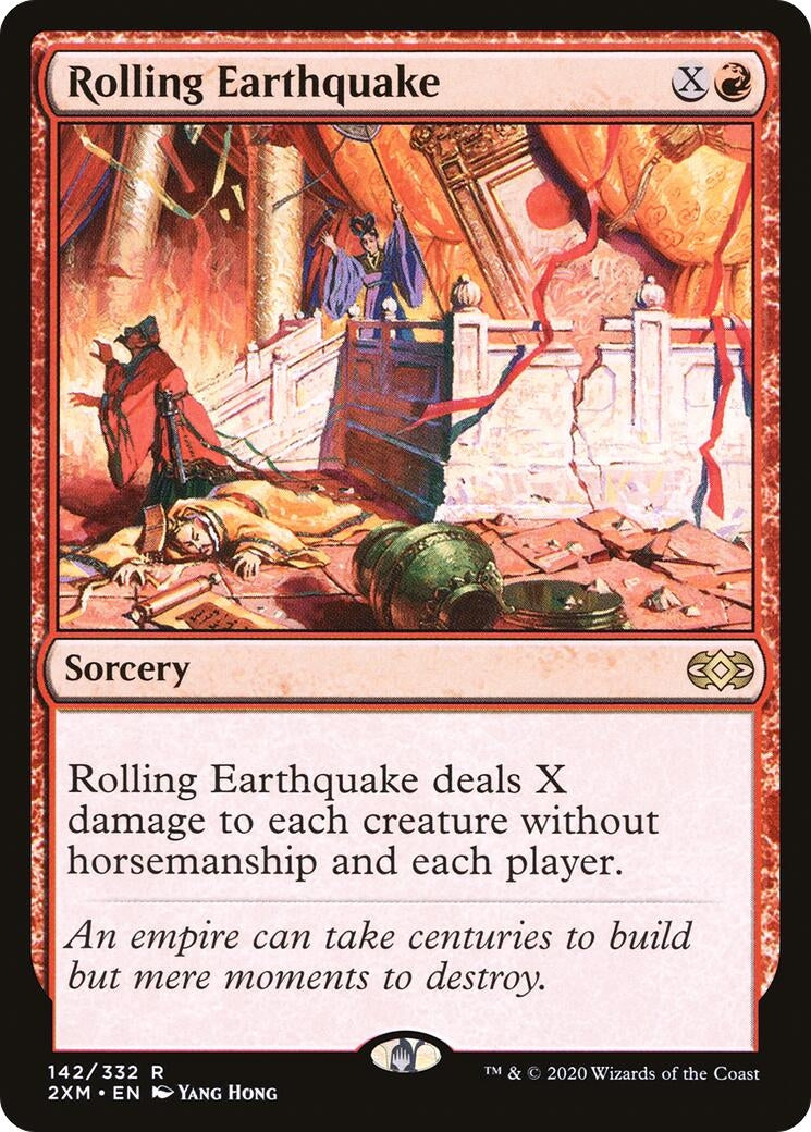 Image for Rolling Earthquake (142) (Double Masters) - Magic: The Gathering