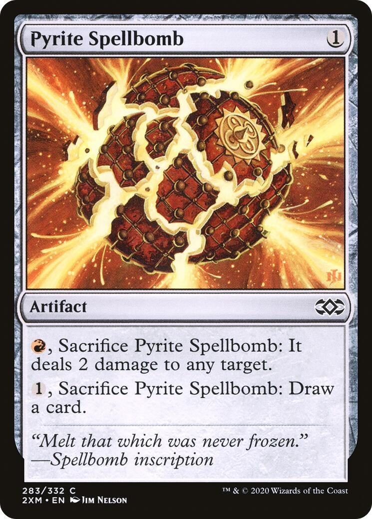 Image for Pyrite Spellbomb (283) (Double Masters) - Magic: The Gathering