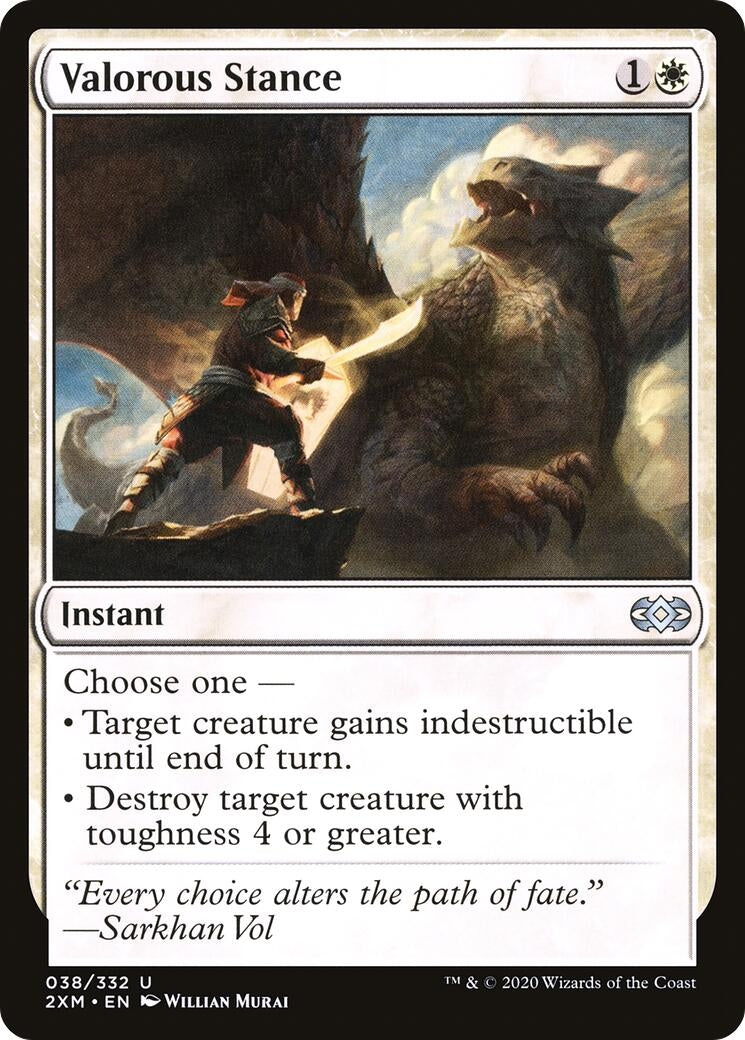 Image for Valorous Stance (38) (Double Masters) - Magic: The Gathering