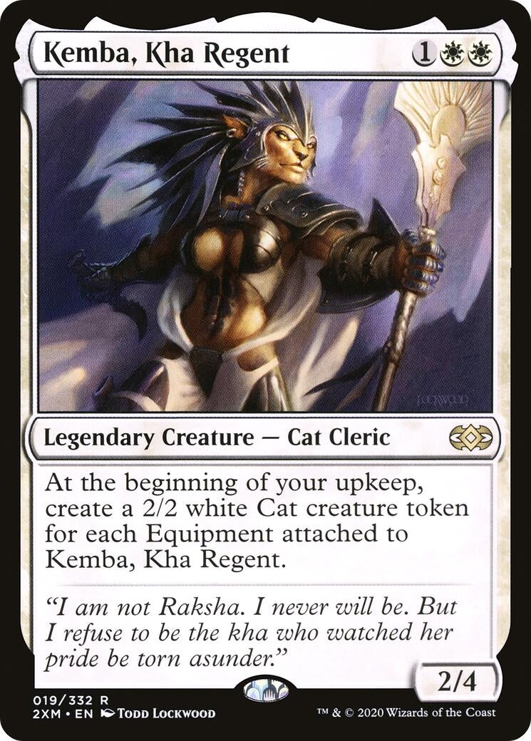 Image for Kemba, Kha Regent (19) (Double Masters) - Magic: The Gathering