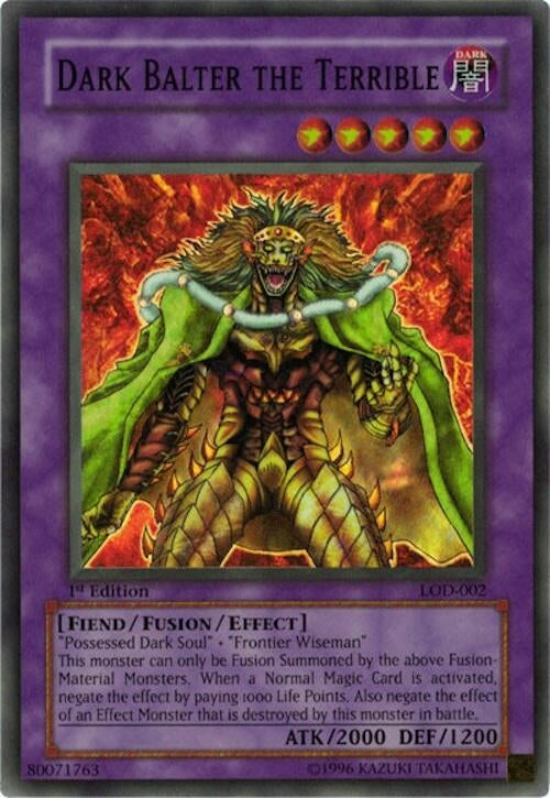 Image for Dark Balter the Terrible (LOD-002) (Legacy of Darkness) - YuGiOh