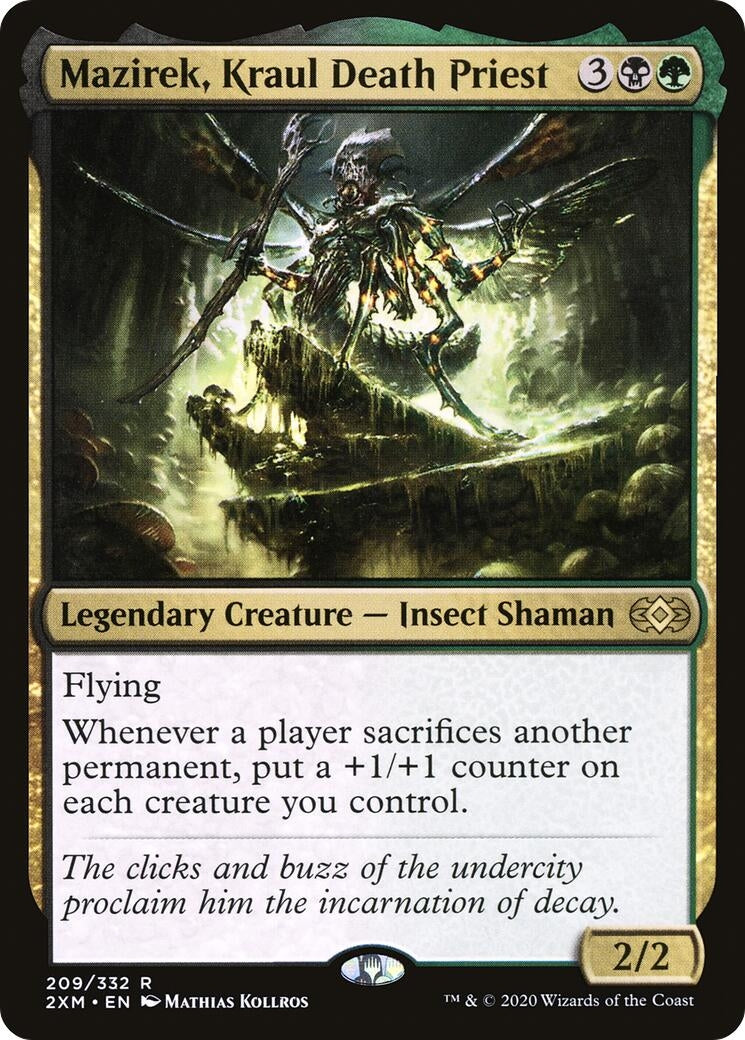 Image for Mazirek, Kraul Death Priest (209) (Double Masters) - Magic: The Gathering