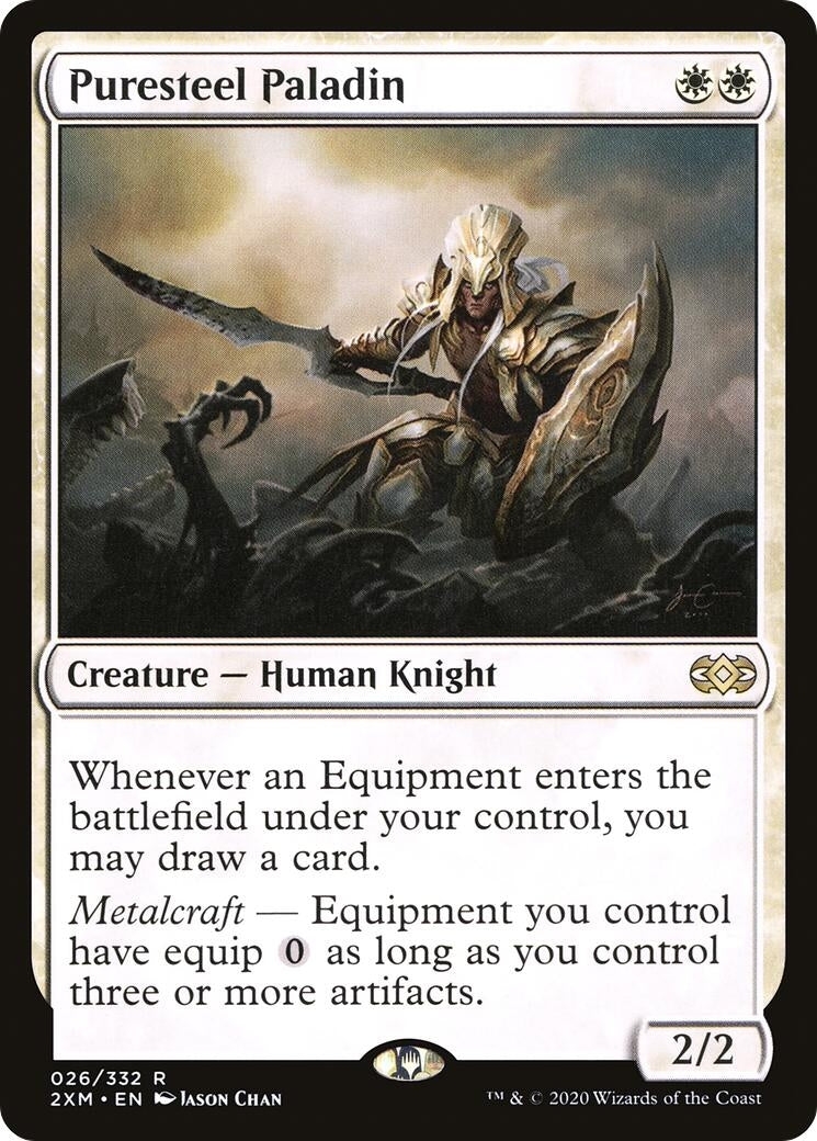 Image for Puresteel Paladin (26) (Double Masters) - Magic: The Gathering