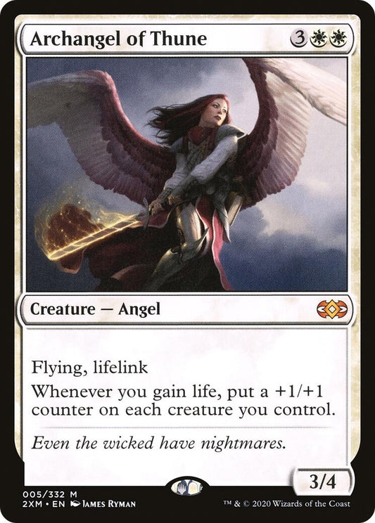 Image for Archangel of Thune (5) (Double Masters) - Magic: The Gathering