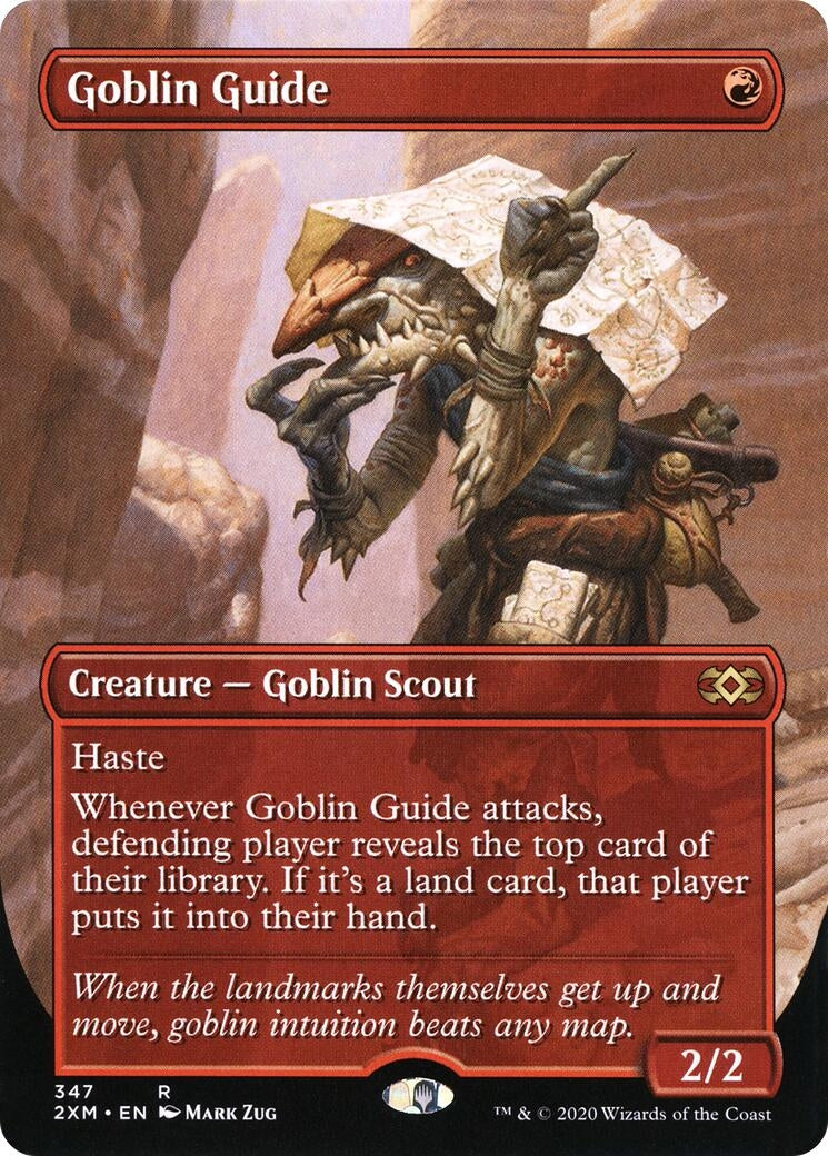 Goblin Guide (Borderless) (347) (Double Masters)
