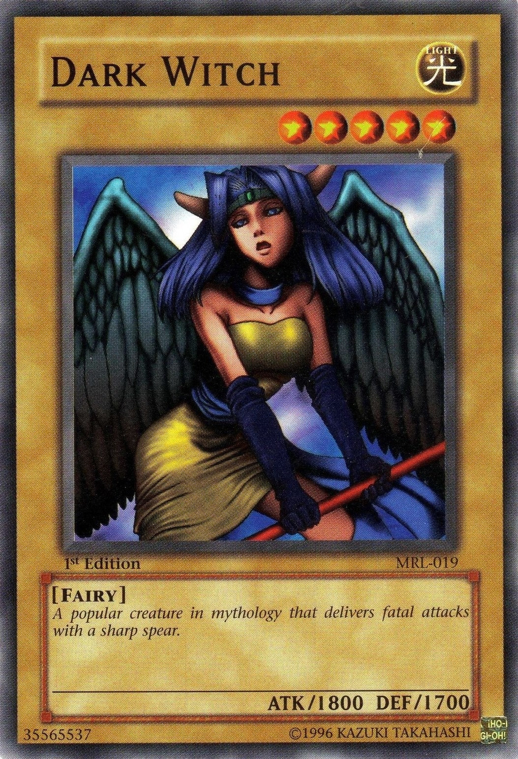 Image for Dark Witch (MRL-019) (Magic Ruler) - YuGiOh