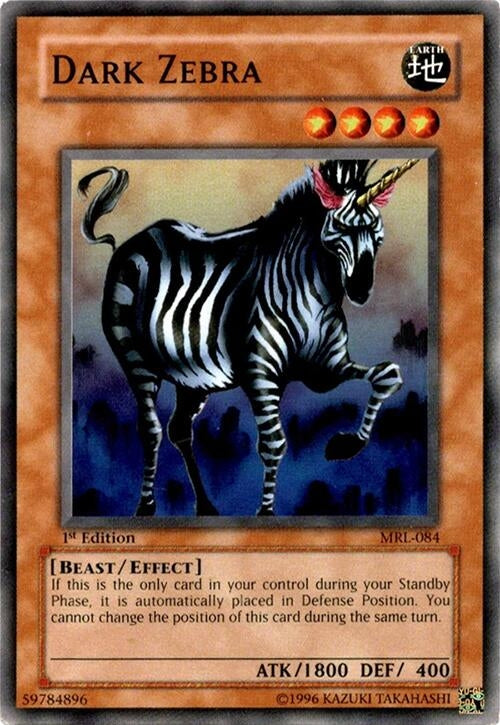Image for Dark Zebra (MRL-084) (Magic Ruler) - YuGiOh