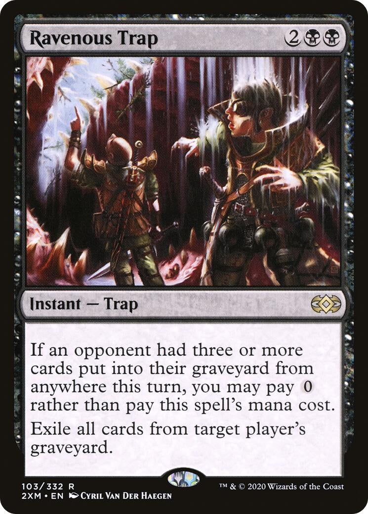 Image for Ravenous Trap (103) (Double Masters) - Magic: The Gathering