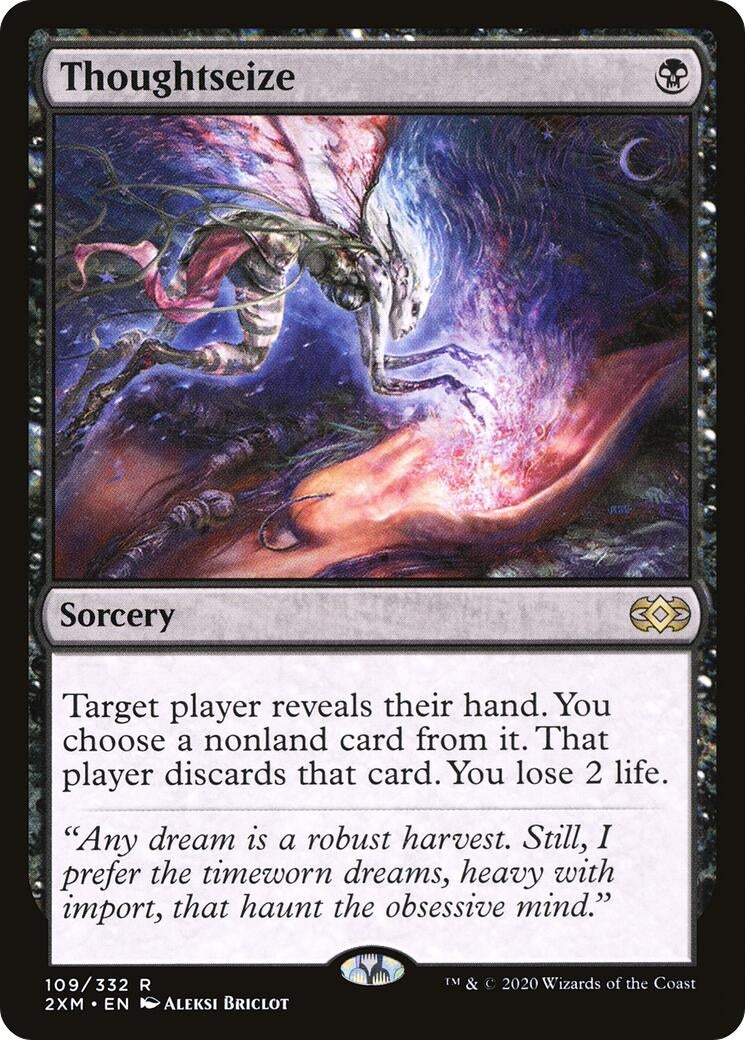 Image for Thoughtseize (109) (Double Masters) - Magic: The Gathering