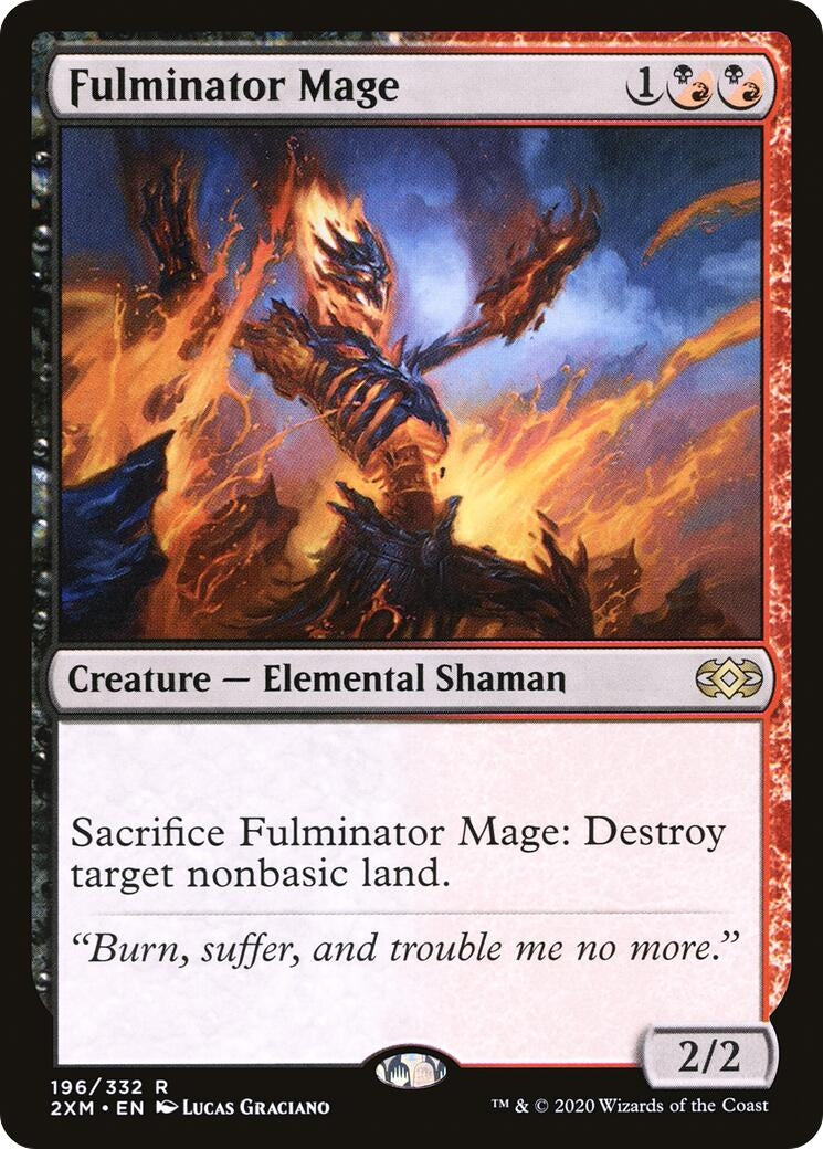 Image for Fulminator Mage (196) (Double Masters) - Magic: The Gathering