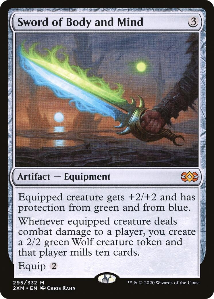 Image for Sword of Body and Mind (295) (Double Masters) - Magic: The Gathering