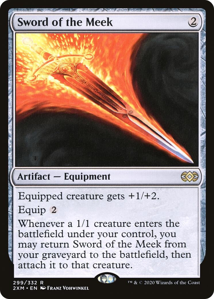 Image for Sword of the Meek (299) (Double Masters) - Magic: The Gathering