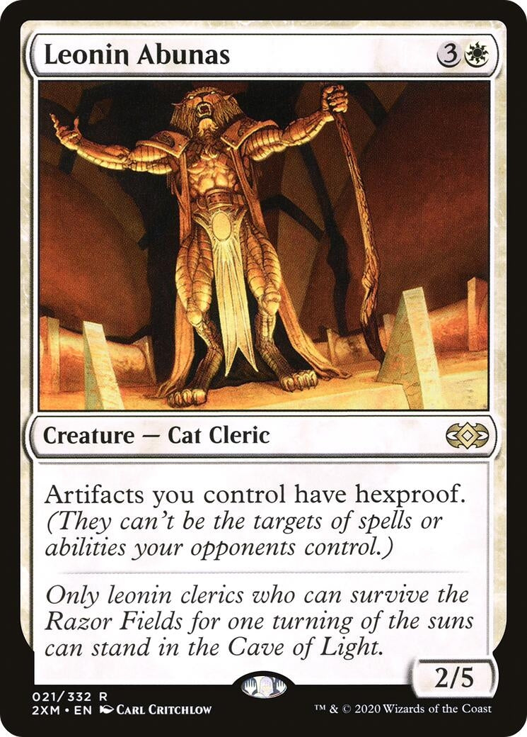 Image for Leonin Abunas (21) (Double Masters) - Magic: The Gathering