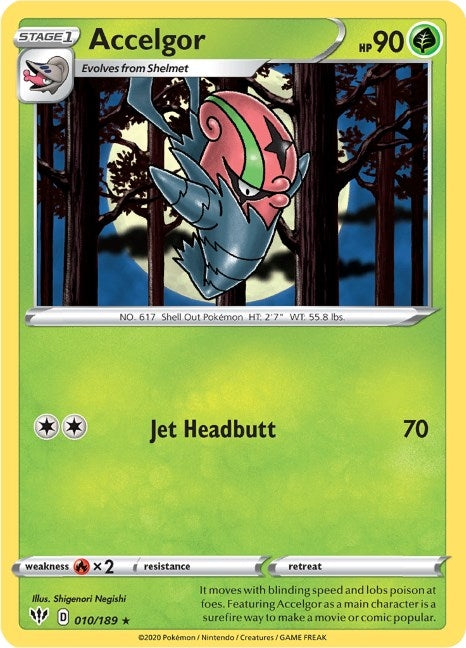 Accelgor (010/189) (SWSH03: Darkness Ablaze)