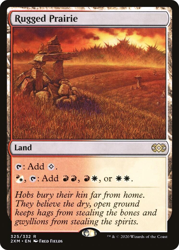 Image for Rugged Prairie (325) (Double Masters) - Magic: The Gathering