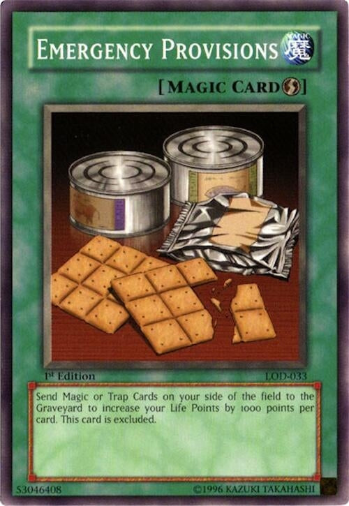 Image for Emergency Provisions (LOD-033) (Legacy of Darkness) - YuGiOh