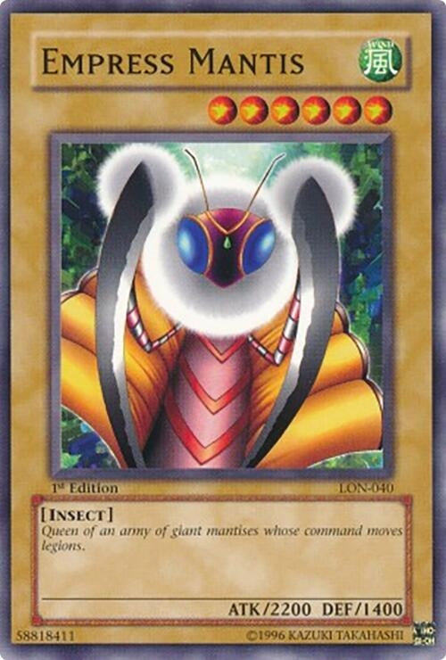 Image for Empress Mantis (LON-040) (Labyrinth of Nightmare) (LON) - YuGiOh