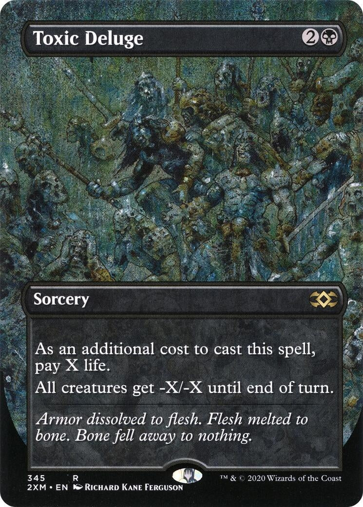Image for Toxic Deluge (Borderless) (345) (Double Masters) - Magic: The Gathering