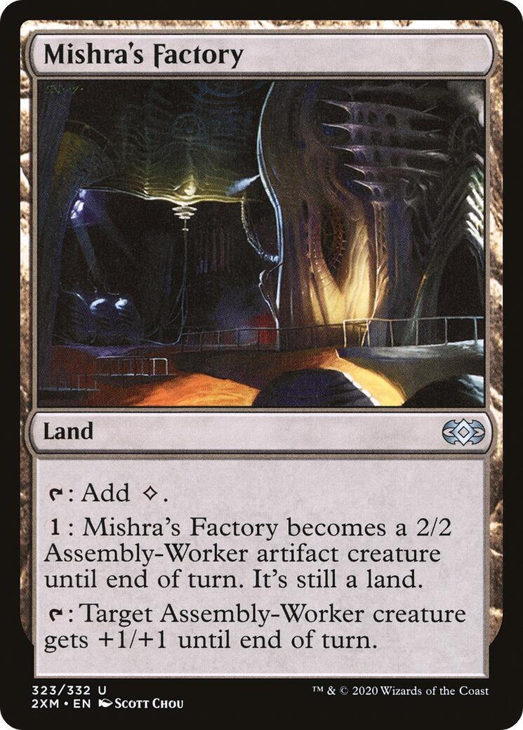 Image for Mishra's Factory (323) (Double Masters) - Magic: The Gathering