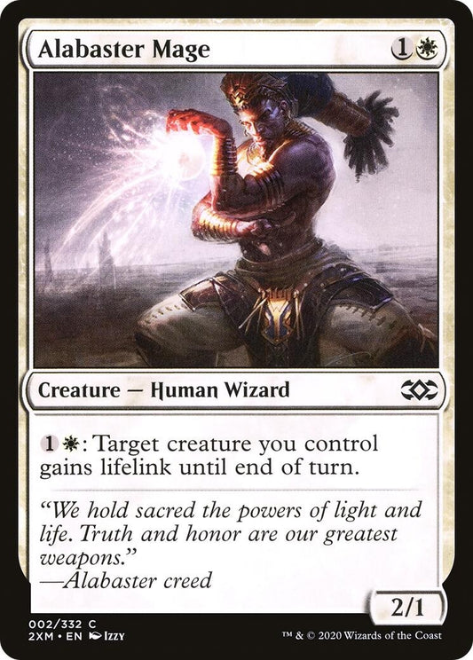 Image for Alabaster Mage (2) (Double Masters) - Magic: The Gathering