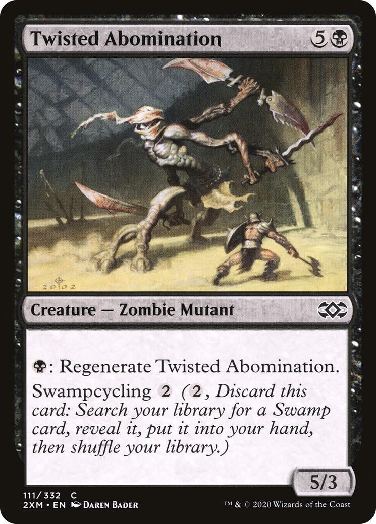Image for Twisted Abomination (111) (Double Masters) - Magic: The Gathering
