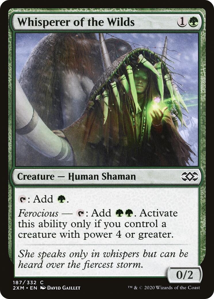 Image for Whisperer of the Wilds (187) (Double Masters) - Magic: The Gathering