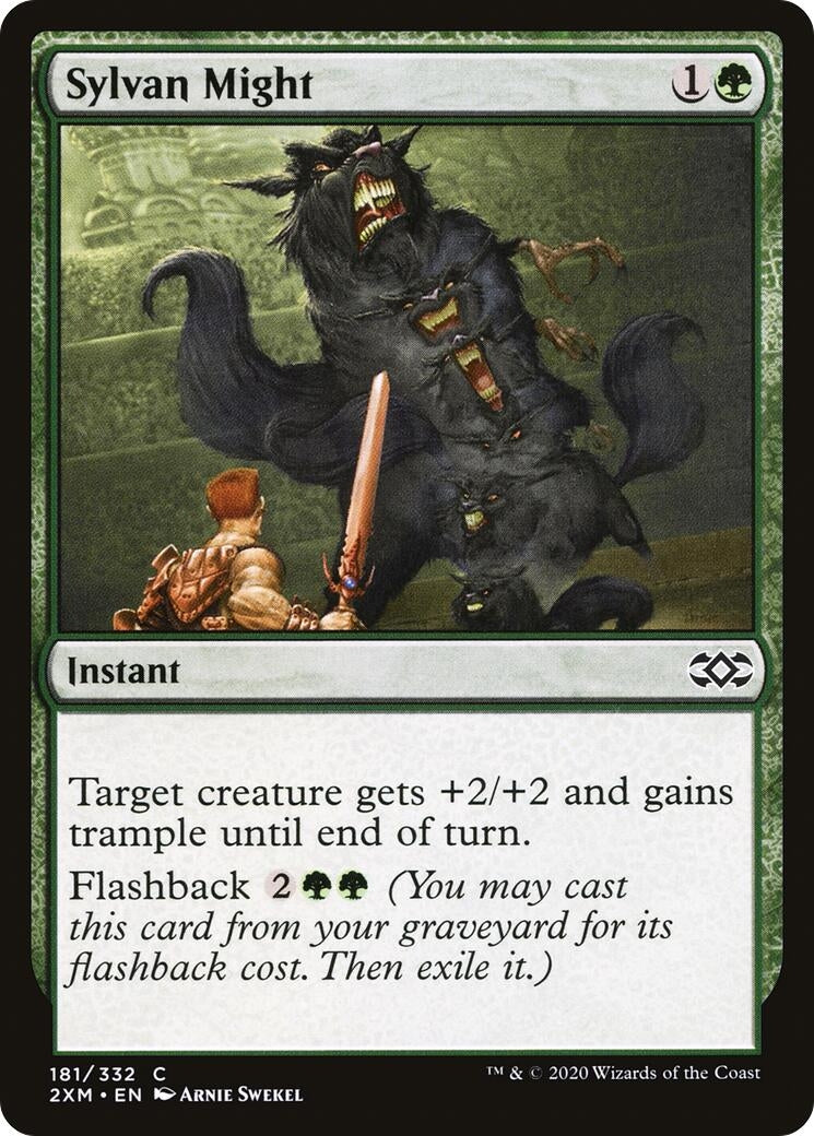 Image for Sylvan Might (181) (Double Masters) - Magic: The Gathering
