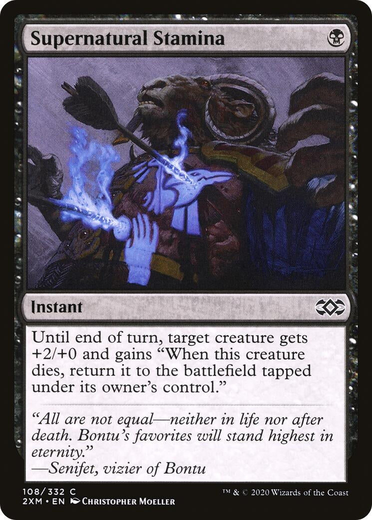 Image for Supernatural Stamina (108) (Double Masters) - Magic: The Gathering