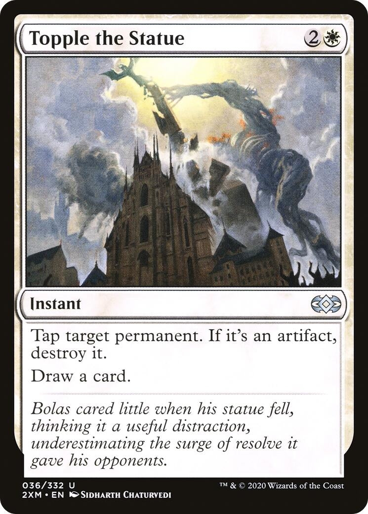 Image for Topple the Statue (36) (Double Masters) - Magic: The Gathering