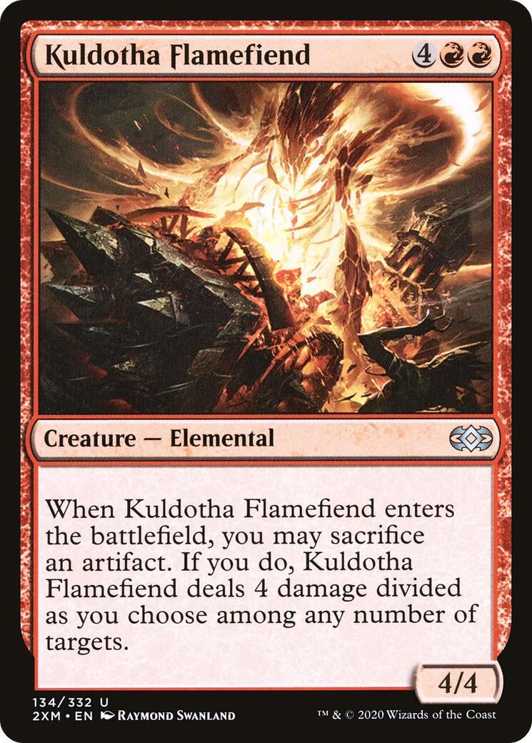 Image for Kuldotha Flamefiend (134) (Double Masters) - Magic: The Gathering