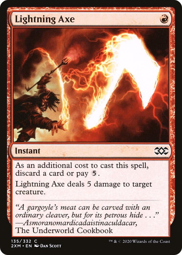 Image for Lightning Axe (135) (Double Masters) - Magic: The Gathering
