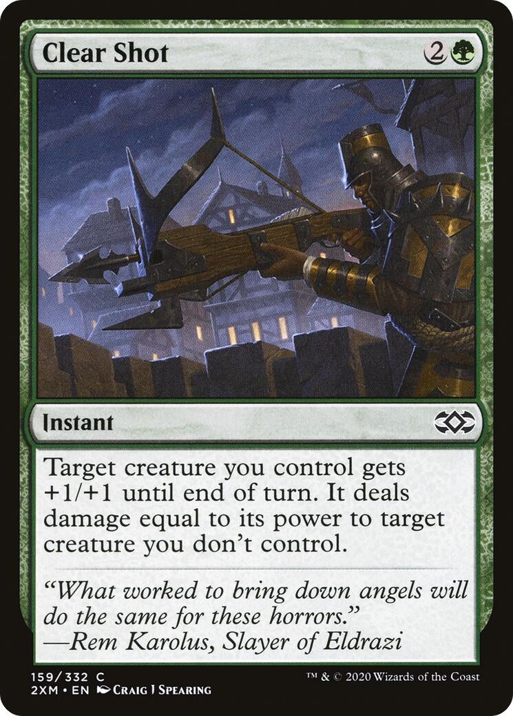Image for Clear Shot (159) (Double Masters) - Magic: The Gathering