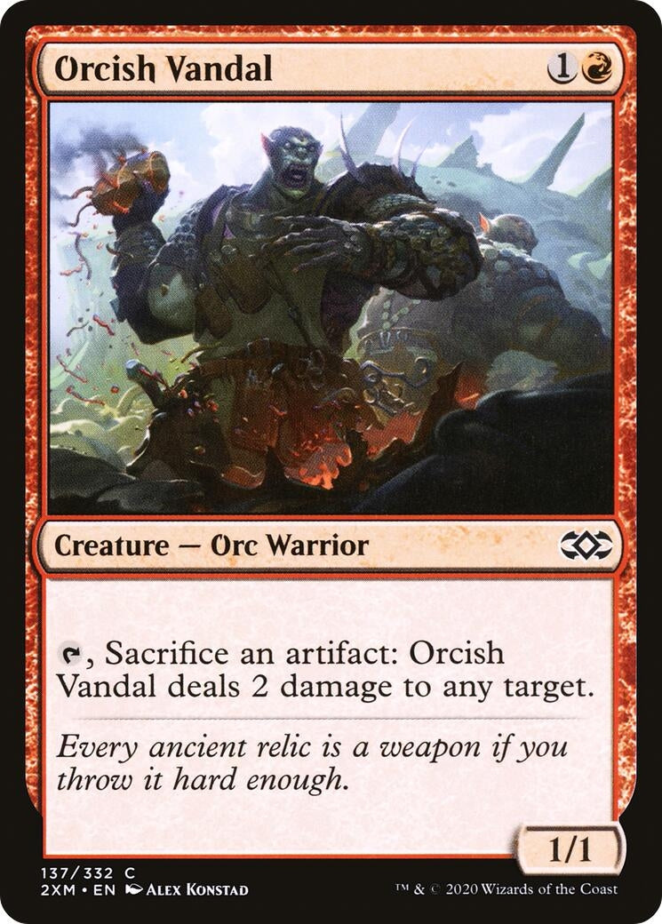Image for Orcish Vandal (137) (Double Masters) - Magic: The Gathering